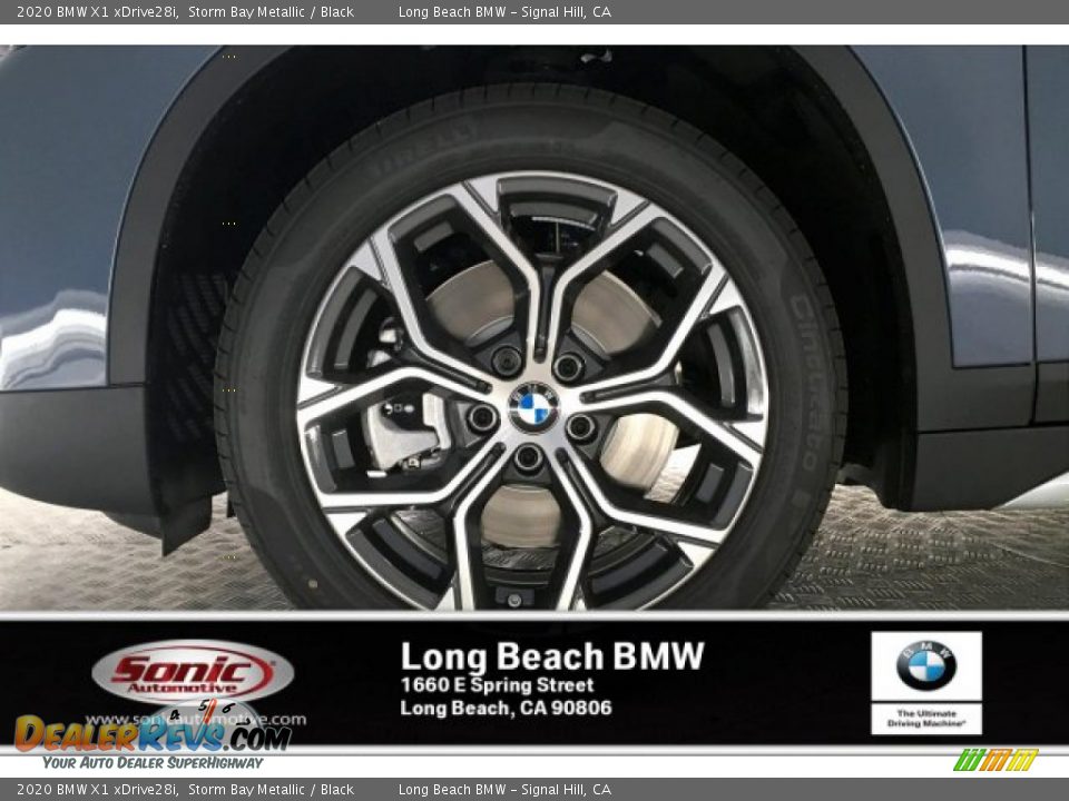 2020 BMW X1 xDrive28i Storm Bay Metallic / Black Photo #9