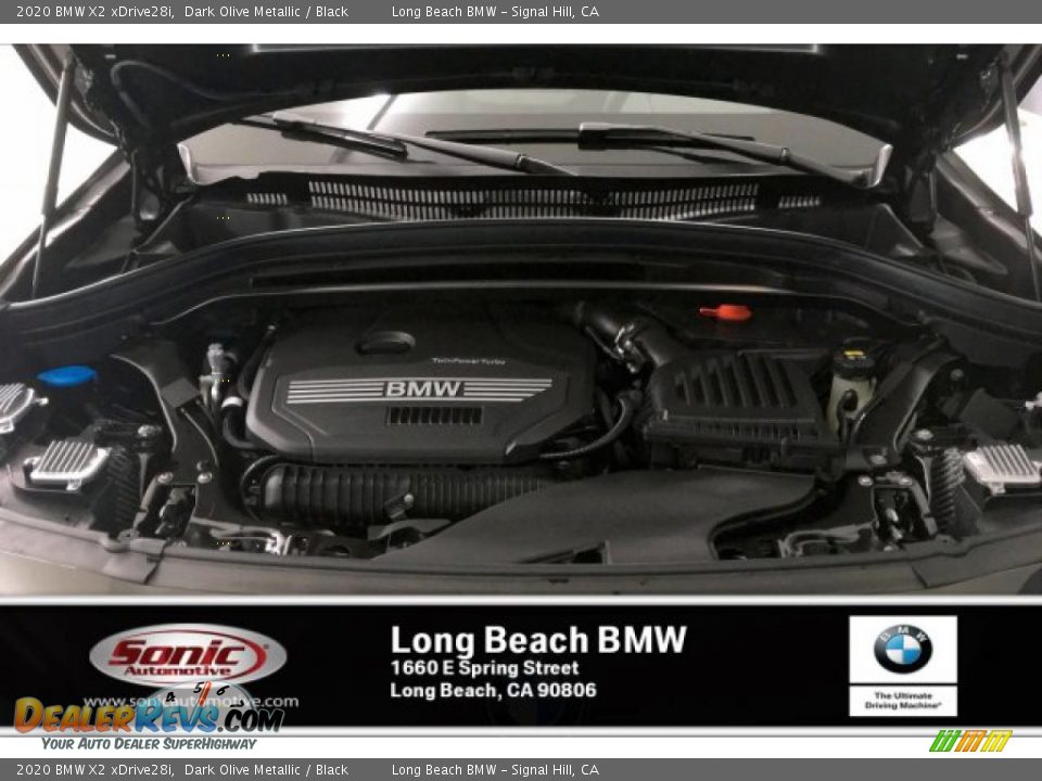 2020 BMW X2 xDrive28i Dark Olive Metallic / Black Photo #8