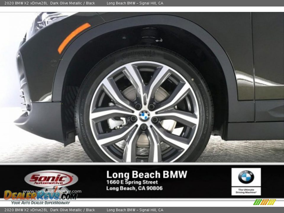 2020 BMW X2 xDrive28i Dark Olive Metallic / Black Photo #9