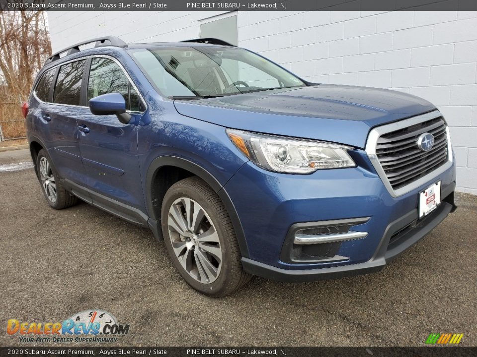 2020 Subaru Ascent Premium Abyss Blue Pearl / Slate Photo #1