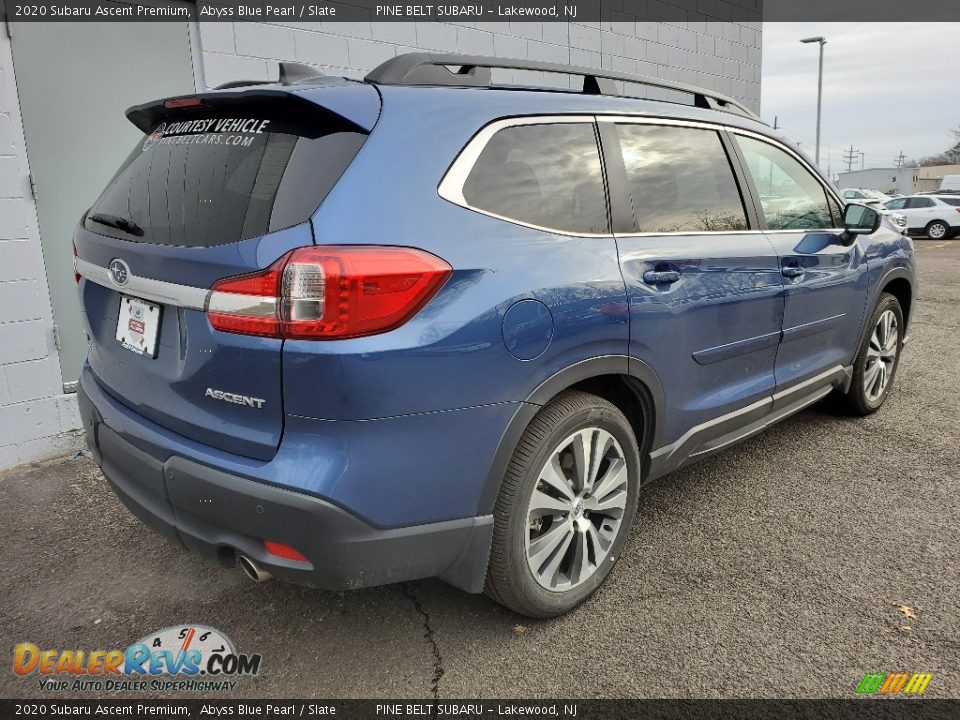 2020 Subaru Ascent Premium Abyss Blue Pearl / Slate Photo #2
