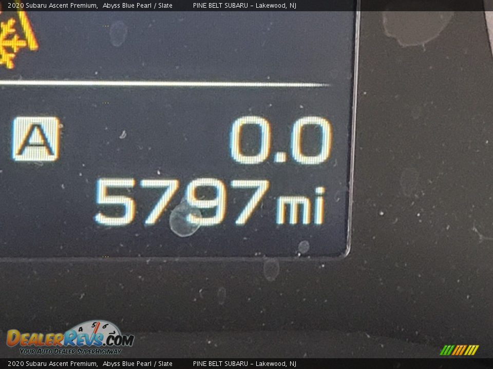 2020 Subaru Ascent Premium Abyss Blue Pearl / Slate Photo #5
