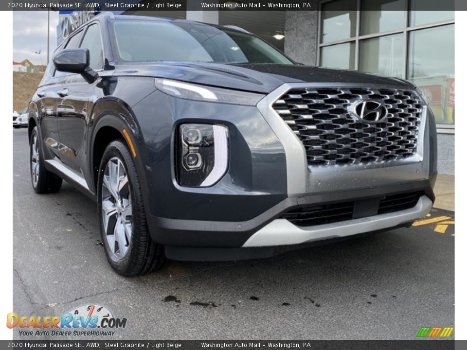 2020 Hyundai Palisade SEL AWD Steel Graphite / Light Beige Photo #1