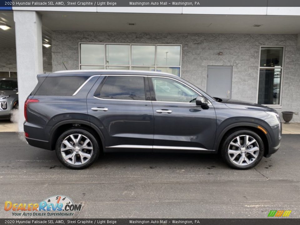 2020 Hyundai Palisade SEL AWD Steel Graphite / Light Beige Photo #3