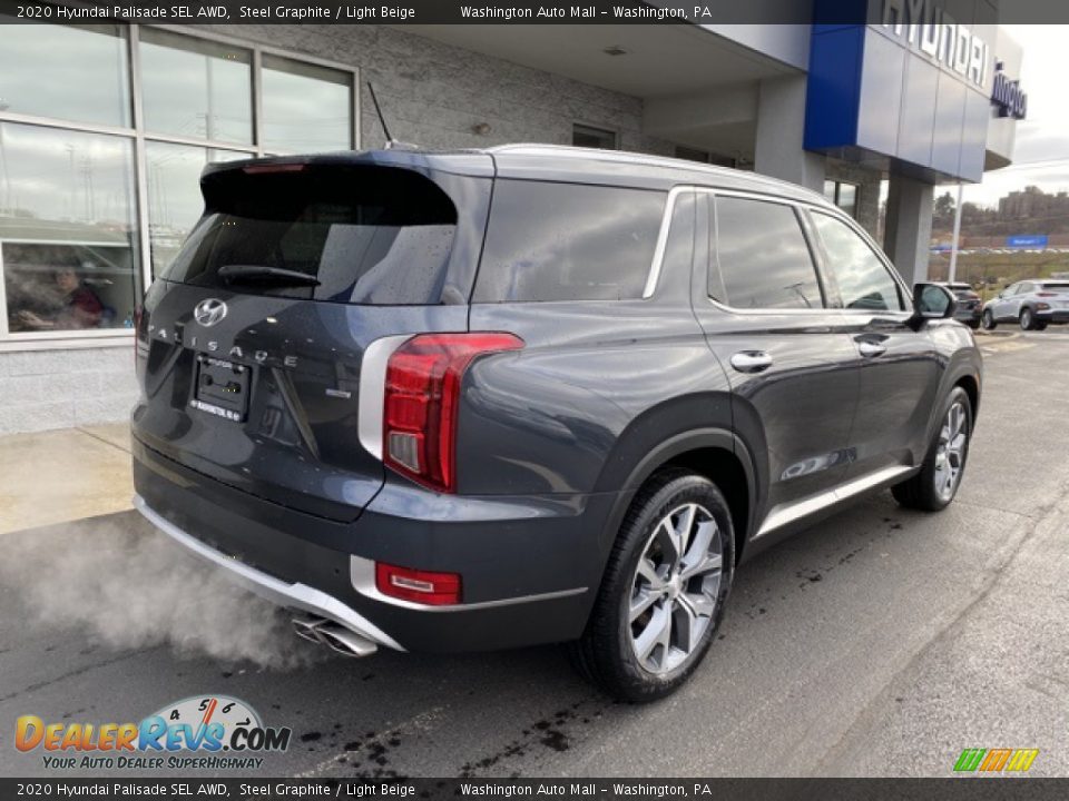 2020 Hyundai Palisade SEL AWD Steel Graphite / Light Beige Photo #4