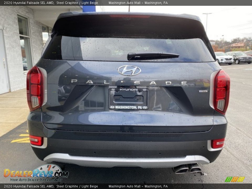 2020 Hyundai Palisade SEL AWD Steel Graphite / Light Beige Photo #5