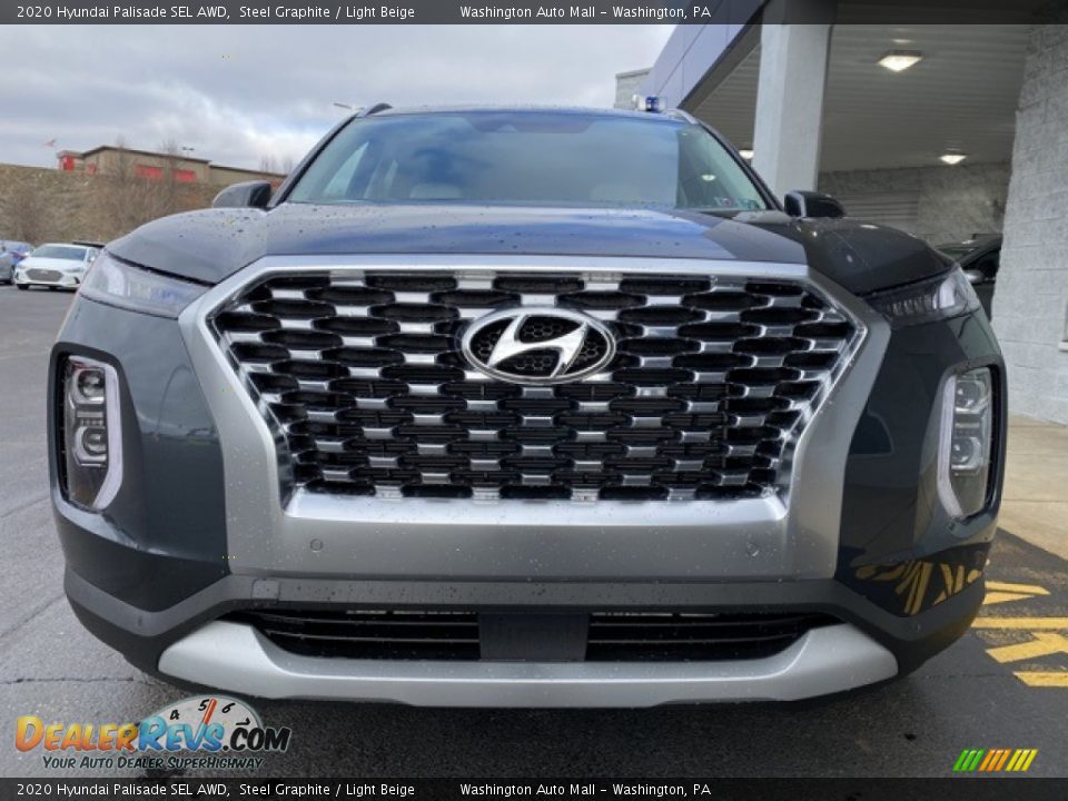 2020 Hyundai Palisade SEL AWD Steel Graphite / Light Beige Photo #8