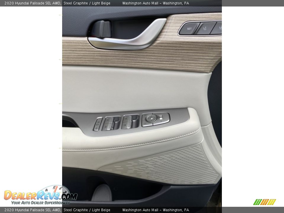 2020 Hyundai Palisade SEL AWD Steel Graphite / Light Beige Photo #12