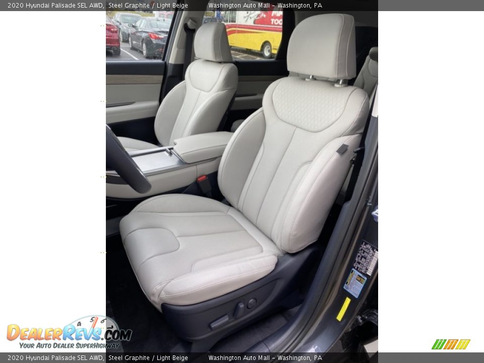 2020 Hyundai Palisade SEL AWD Steel Graphite / Light Beige Photo #15