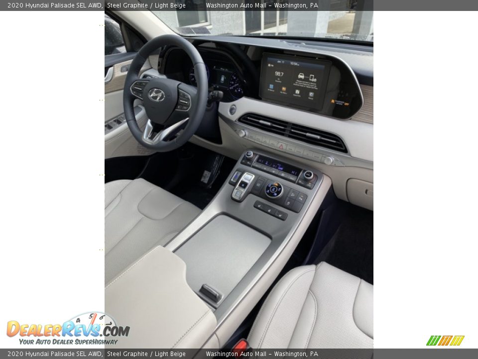2020 Hyundai Palisade SEL AWD Steel Graphite / Light Beige Photo #32