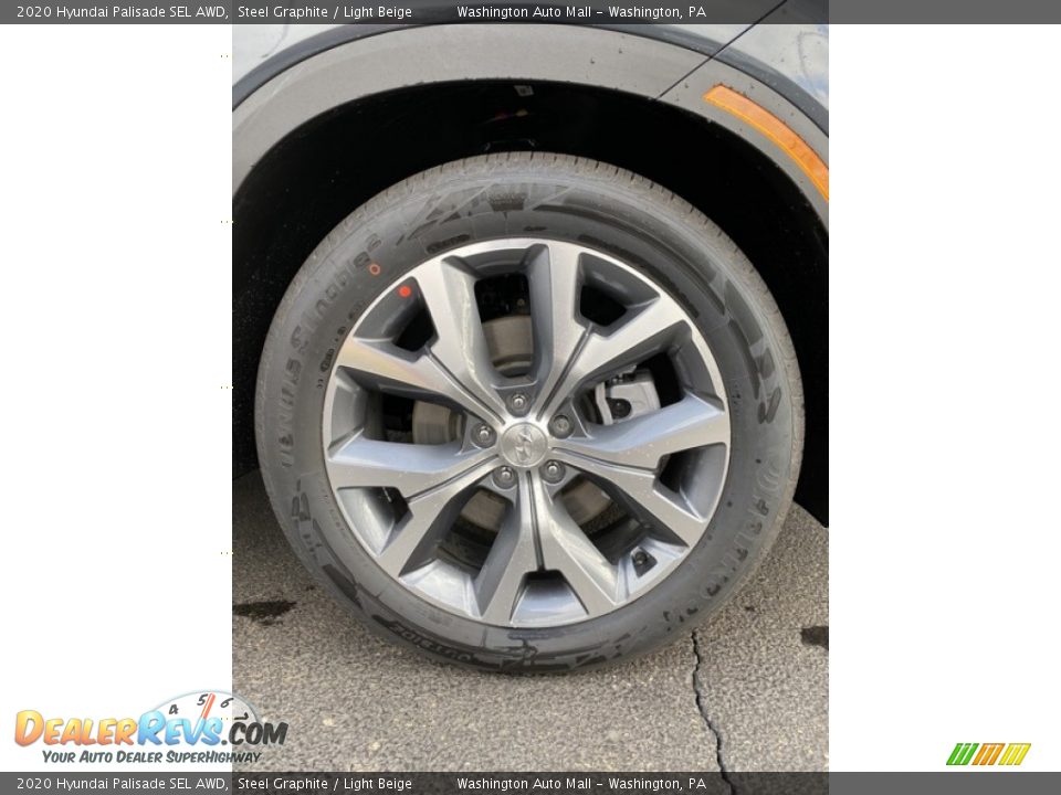 2020 Hyundai Palisade SEL AWD Steel Graphite / Light Beige Photo #35