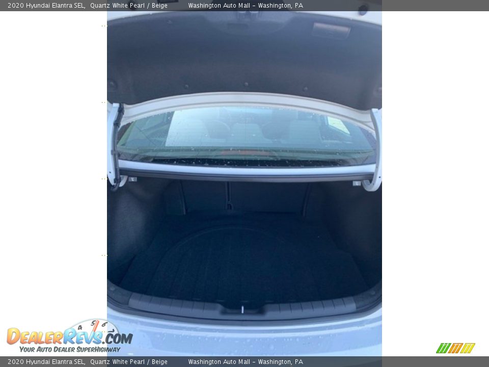 2020 Hyundai Elantra SEL Quartz White Pearl / Beige Photo #22