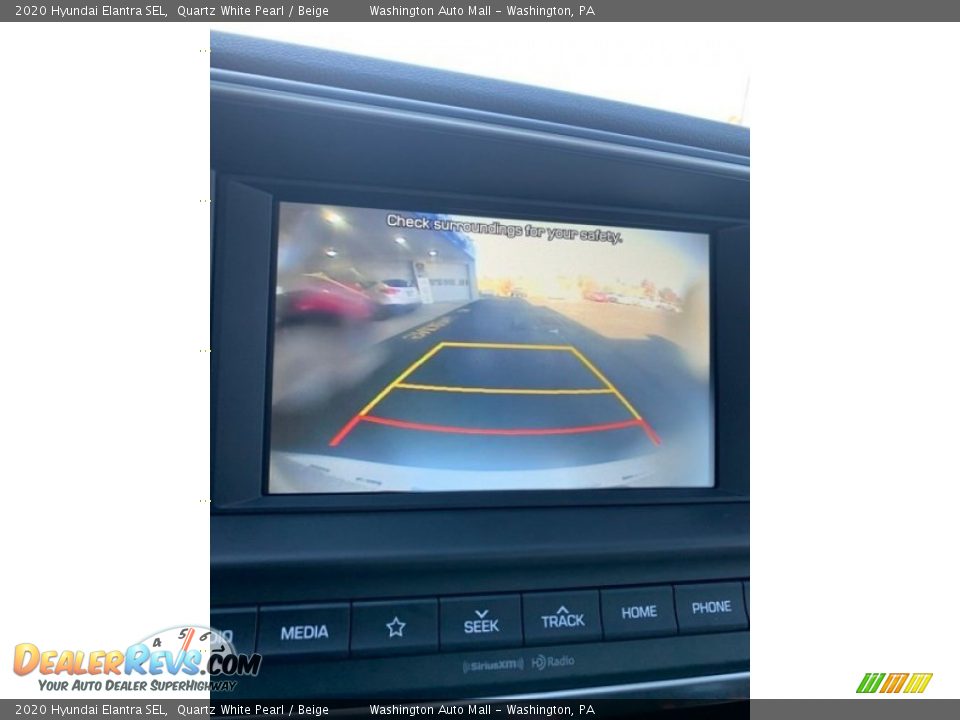2020 Hyundai Elantra SEL Quartz White Pearl / Beige Photo #31