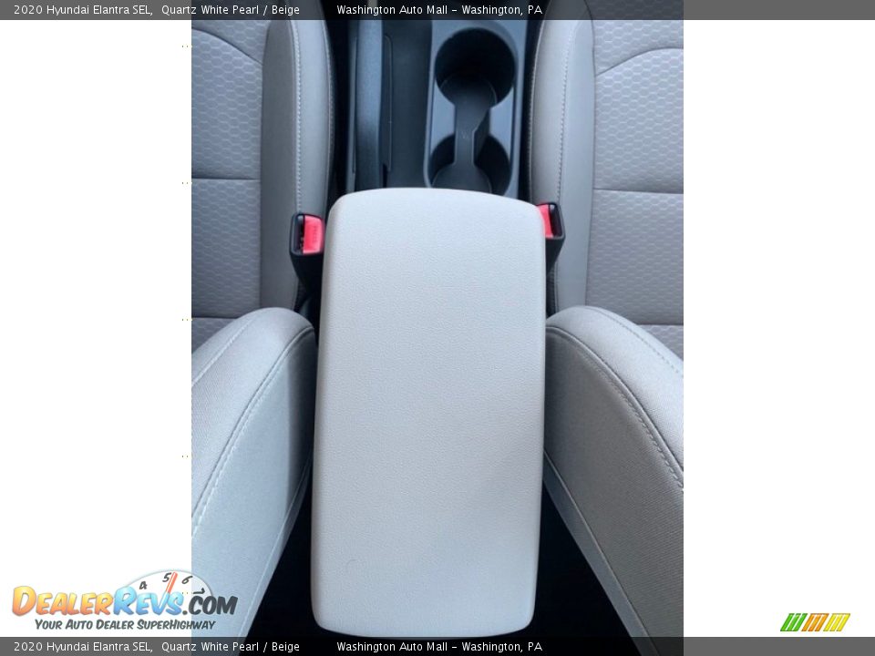 2020 Hyundai Elantra SEL Quartz White Pearl / Beige Photo #33