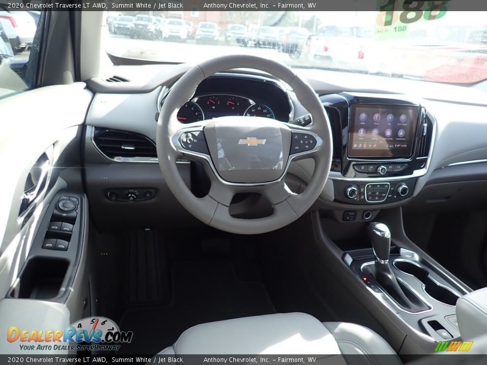 2020 Chevrolet Traverse LT AWD Summit White / Jet Black Photo #14