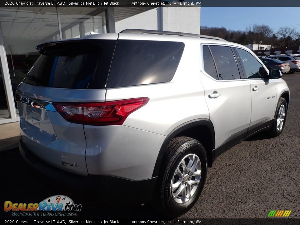 2020 Chevrolet Traverse LT AWD Silver Ice Metallic / Jet Black Photo #4