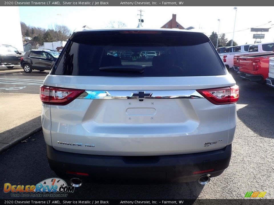 2020 Chevrolet Traverse LT AWD Silver Ice Metallic / Jet Black Photo #5