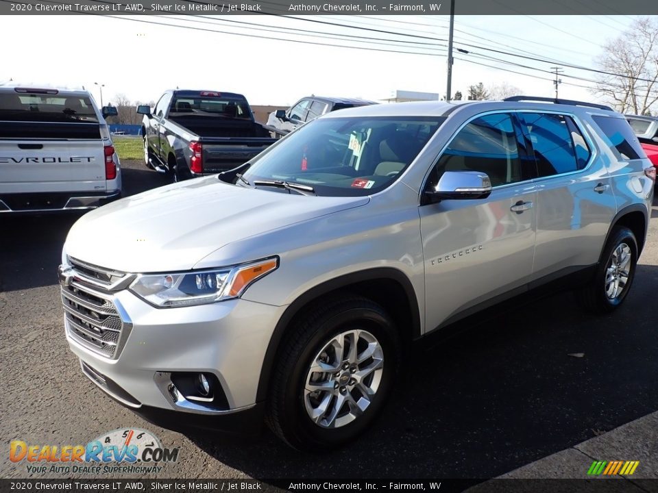 2020 Chevrolet Traverse LT AWD Silver Ice Metallic / Jet Black Photo #7