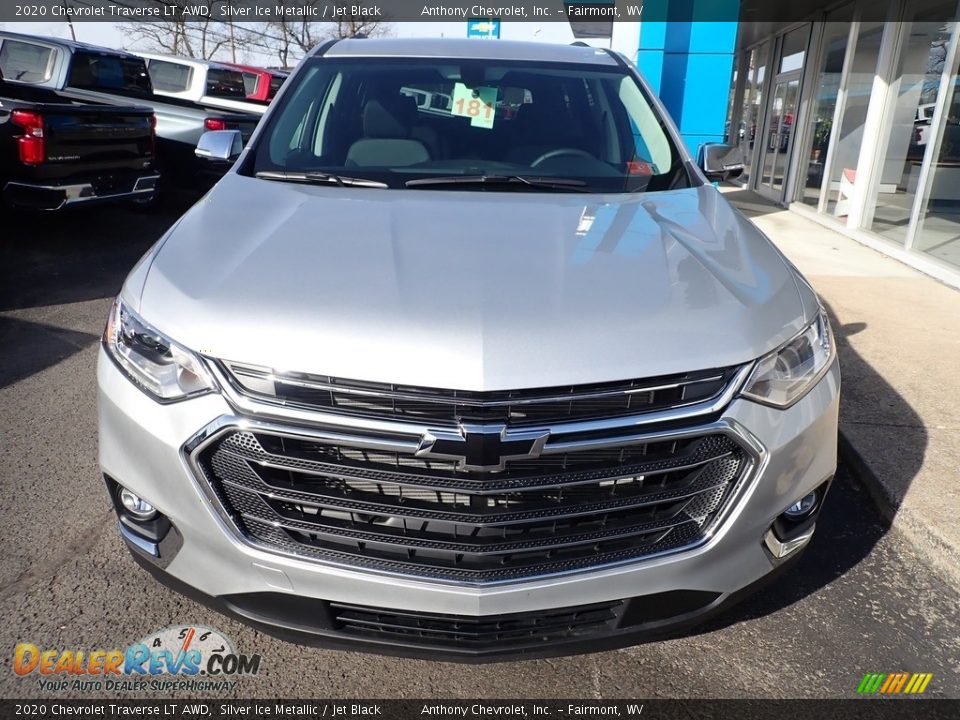 2020 Chevrolet Traverse LT AWD Silver Ice Metallic / Jet Black Photo #8