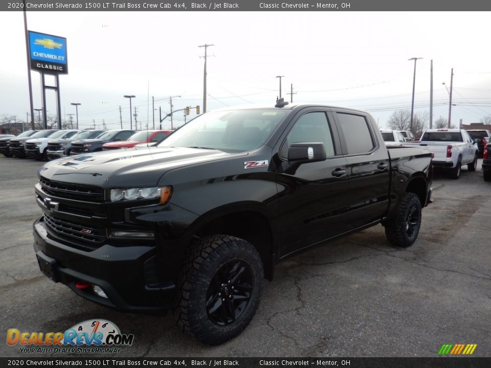 2020 Chevrolet Silverado 1500 LT Trail Boss Crew Cab 4x4 Black / Jet Black Photo #1