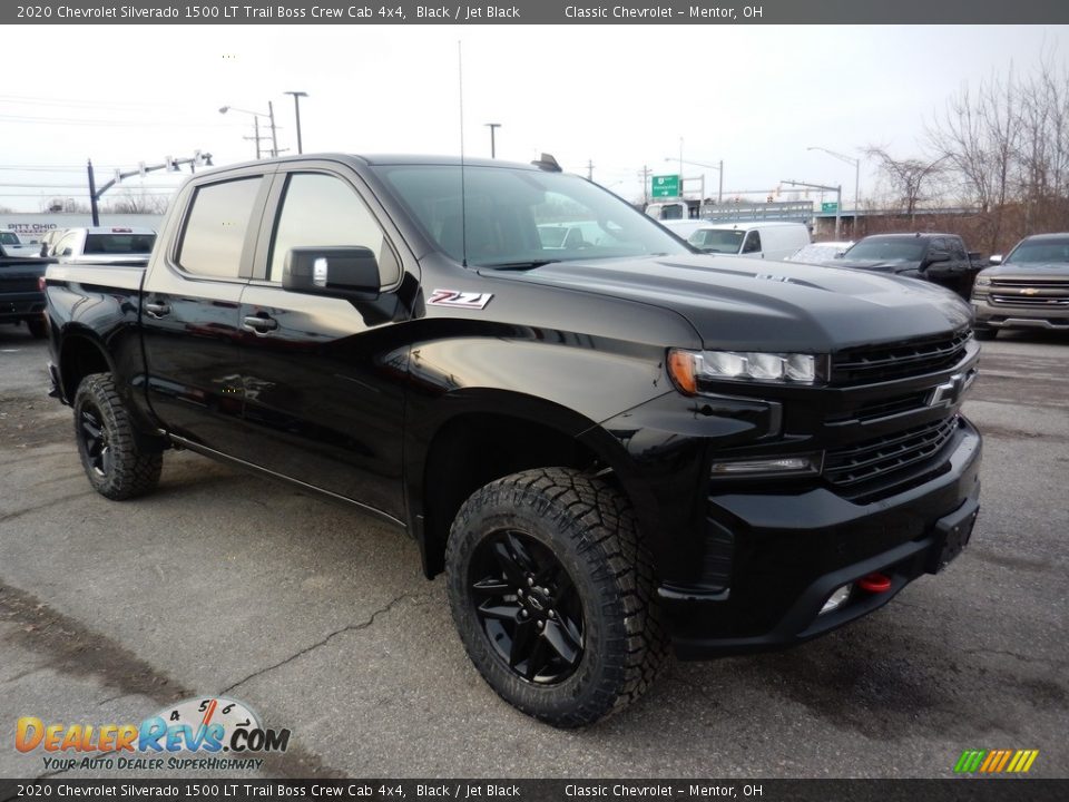 2020 Chevrolet Silverado 1500 LT Trail Boss Crew Cab 4x4 Black / Jet Black Photo #3