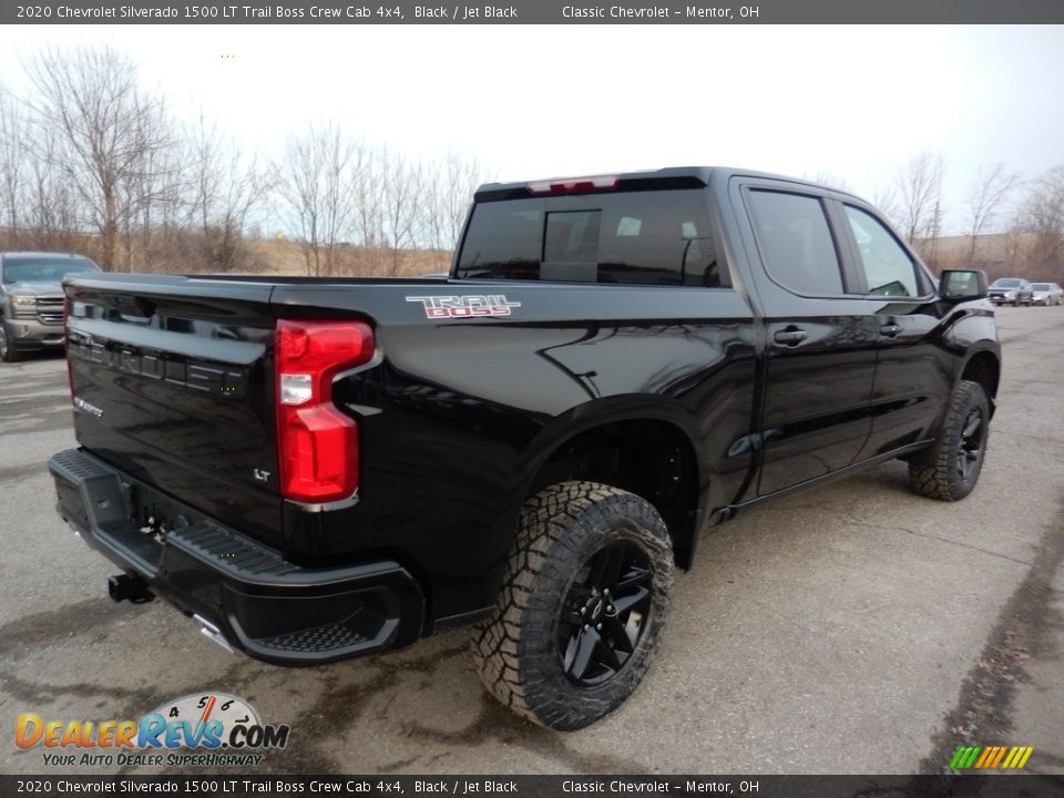 2020 Chevrolet Silverado 1500 LT Trail Boss Crew Cab 4x4 Black / Jet Black Photo #4