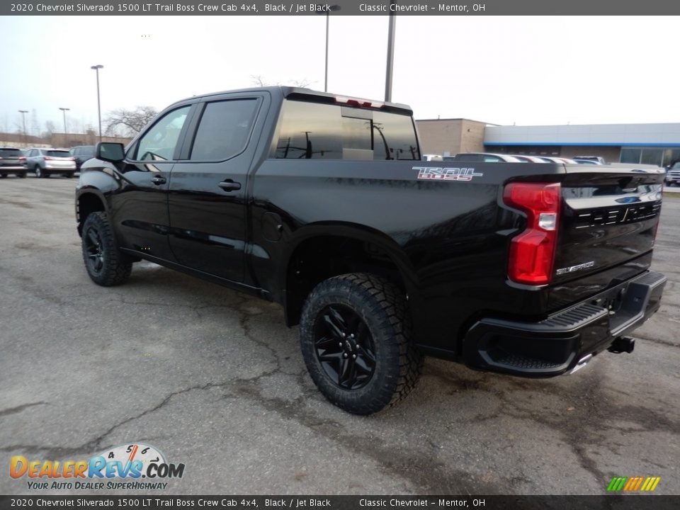 2020 Chevrolet Silverado 1500 LT Trail Boss Crew Cab 4x4 Black / Jet Black Photo #5