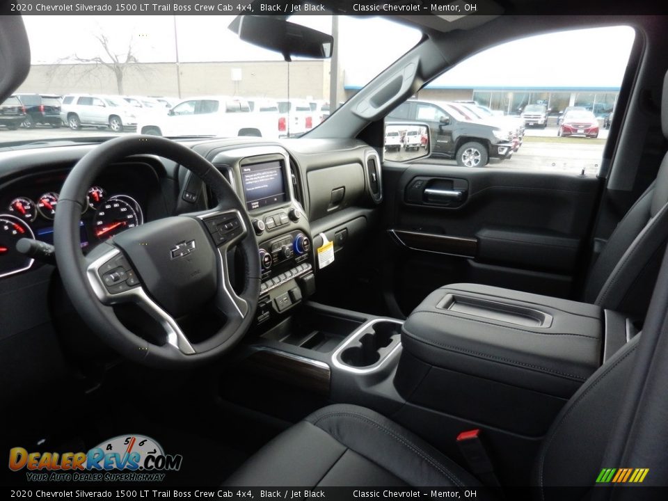 2020 Chevrolet Silverado 1500 LT Trail Boss Crew Cab 4x4 Black / Jet Black Photo #7
