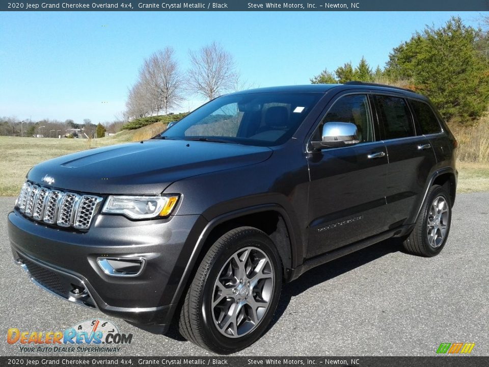 2020 Jeep Grand Cherokee Overland 4x4 Granite Crystal Metallic / Black Photo #2