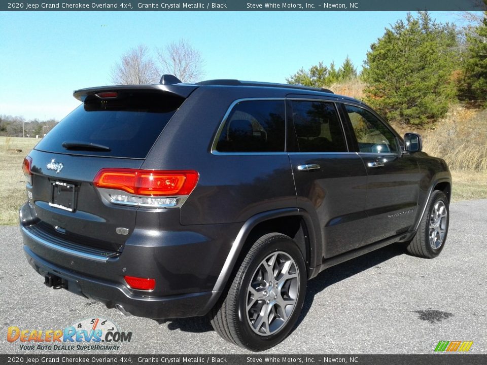 2020 Jeep Grand Cherokee Overland 4x4 Granite Crystal Metallic / Black Photo #6