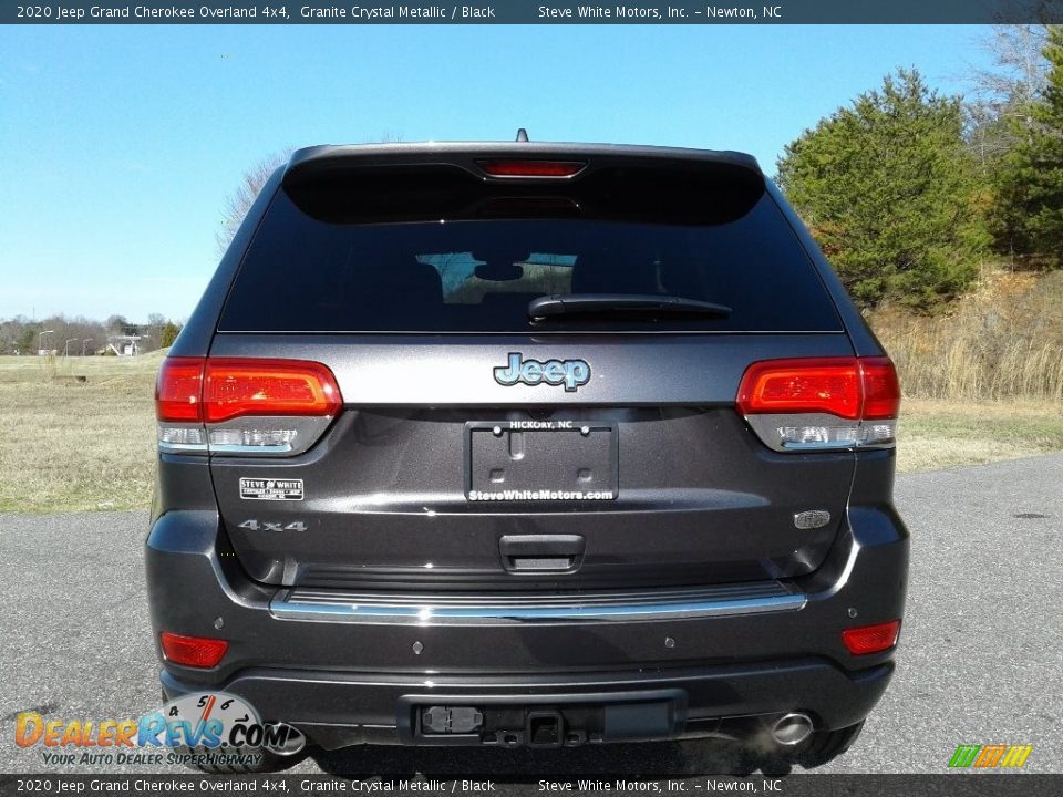 2020 Jeep Grand Cherokee Overland 4x4 Granite Crystal Metallic / Black Photo #7