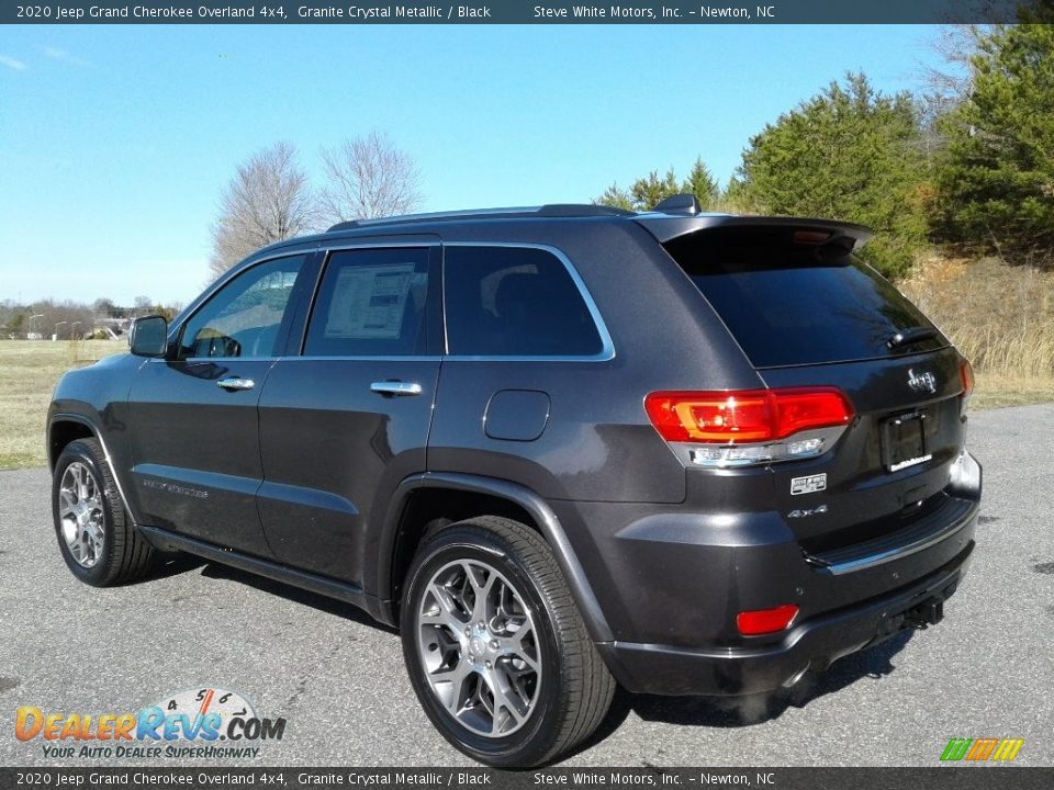 2020 Jeep Grand Cherokee Overland 4x4 Granite Crystal Metallic / Black Photo #8