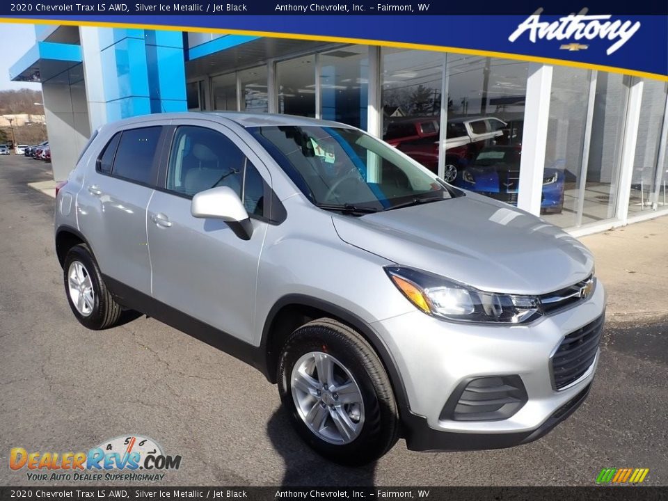 2020 Chevrolet Trax LS AWD Silver Ice Metallic / Jet Black Photo #1