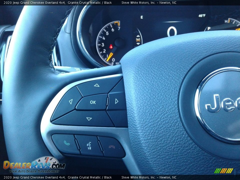 2020 Jeep Grand Cherokee Overland 4x4 Granite Crystal Metallic / Black Photo #22