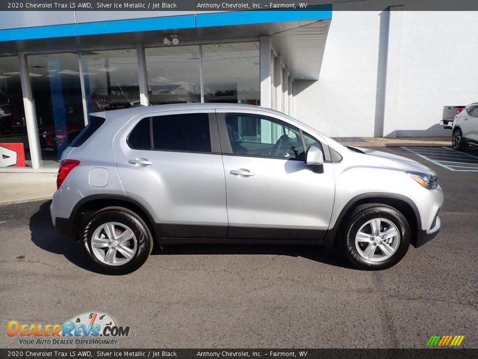 2020 Chevrolet Trax LS AWD Silver Ice Metallic / Jet Black Photo #3