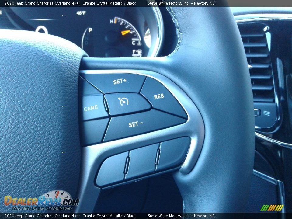 2020 Jeep Grand Cherokee Overland 4x4 Granite Crystal Metallic / Black Photo #23