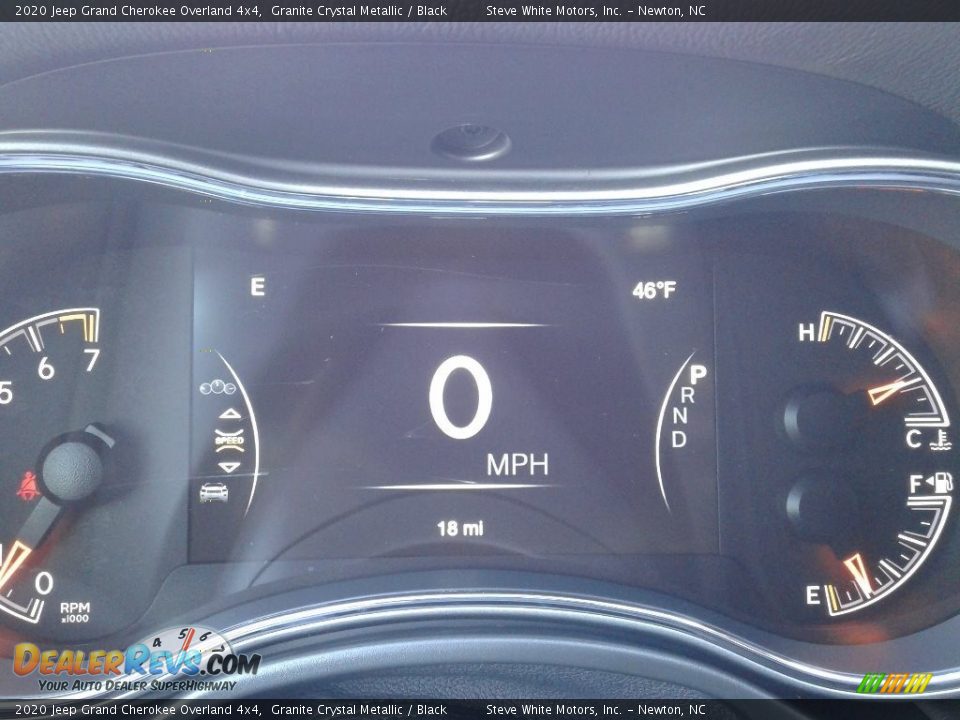 2020 Jeep Grand Cherokee Overland 4x4 Granite Crystal Metallic / Black Photo #24