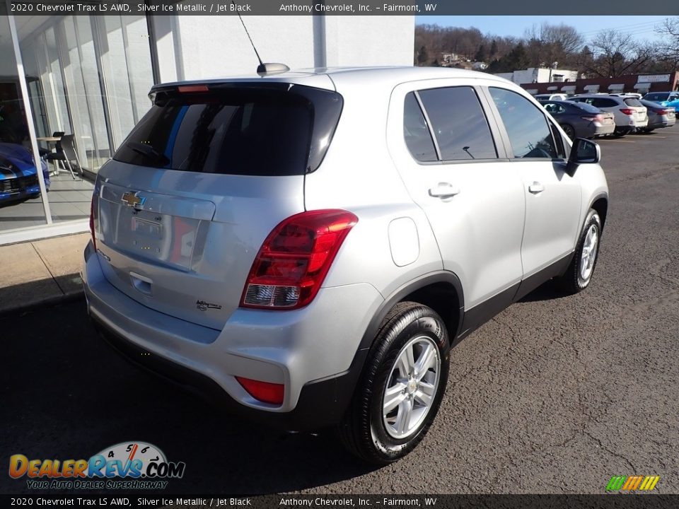 2020 Chevrolet Trax LS AWD Silver Ice Metallic / Jet Black Photo #4