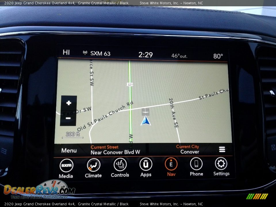 2020 Jeep Grand Cherokee Overland 4x4 Granite Crystal Metallic / Black Photo #26