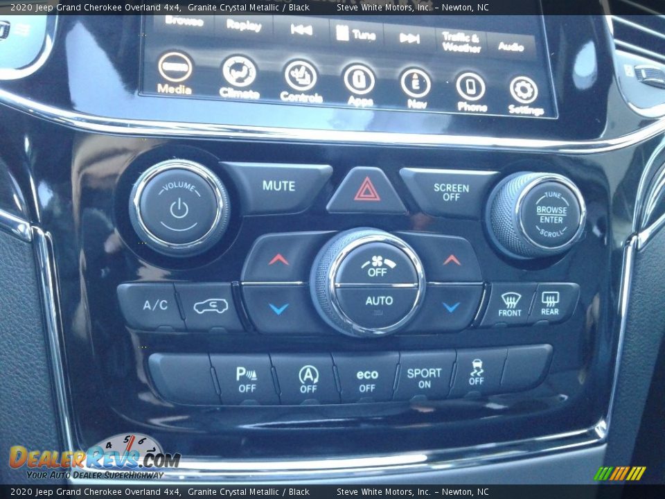 2020 Jeep Grand Cherokee Overland 4x4 Granite Crystal Metallic / Black Photo #29