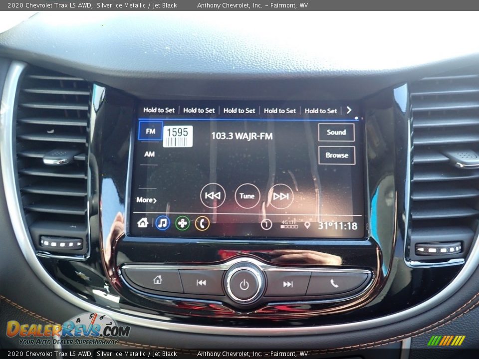 2020 Chevrolet Trax LS AWD Silver Ice Metallic / Jet Black Photo #16