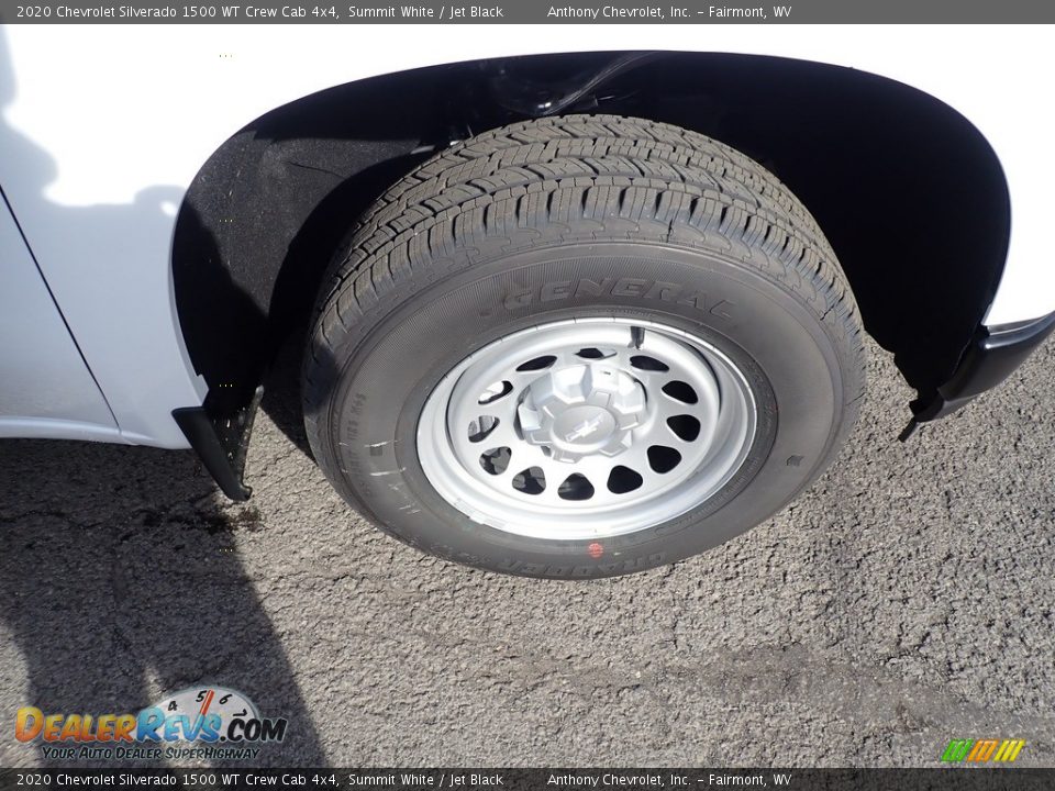 2020 Chevrolet Silverado 1500 WT Crew Cab 4x4 Summit White / Jet Black Photo #2