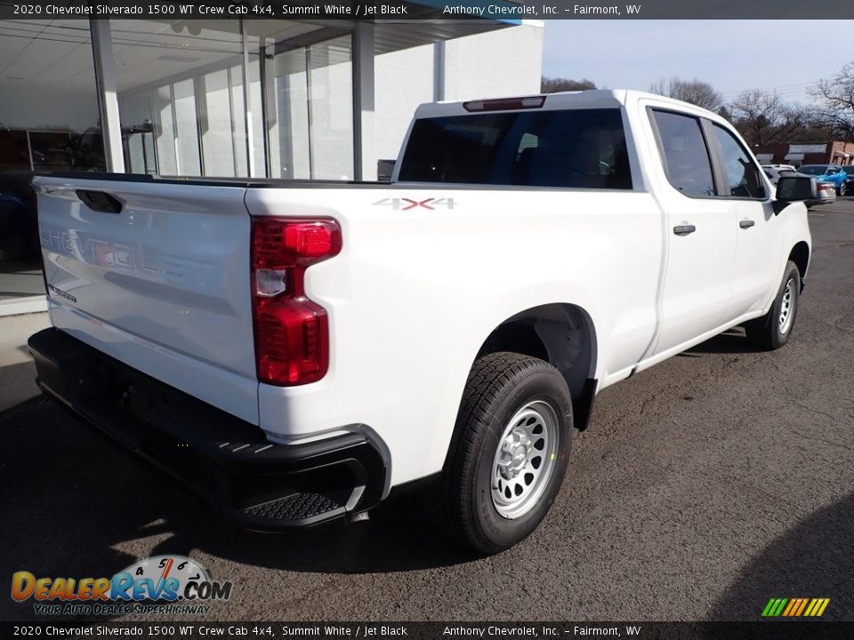 2020 Chevrolet Silverado 1500 WT Crew Cab 4x4 Summit White / Jet Black Photo #3