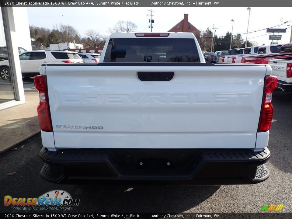 2020 Chevrolet Silverado 1500 WT Crew Cab 4x4 Summit White / Jet Black Photo #4