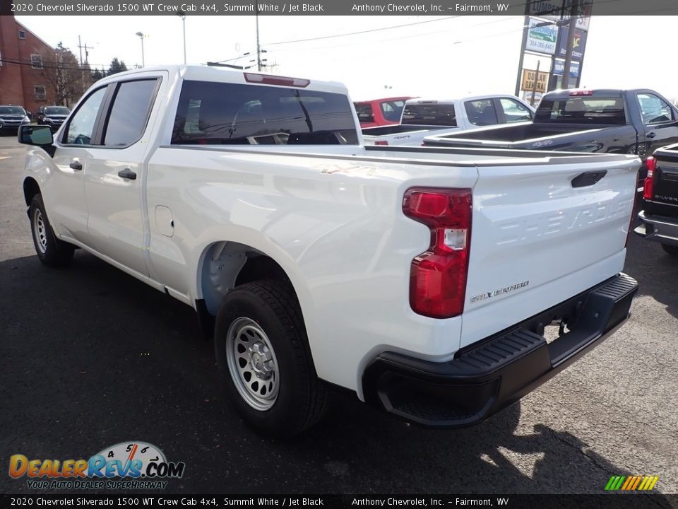 2020 Chevrolet Silverado 1500 WT Crew Cab 4x4 Summit White / Jet Black Photo #5
