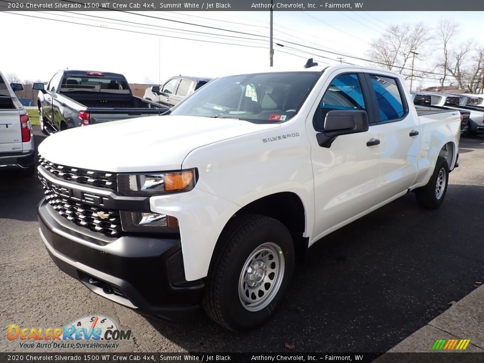 2020 Chevrolet Silverado 1500 WT Crew Cab 4x4 Summit White / Jet Black Photo #6