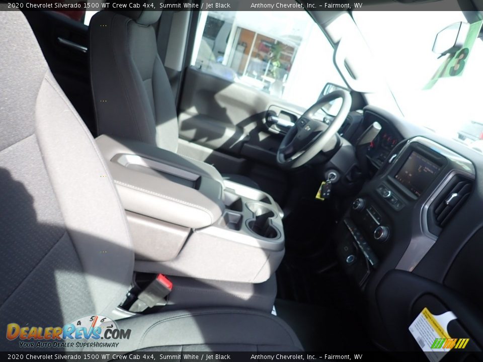 2020 Chevrolet Silverado 1500 WT Crew Cab 4x4 Summit White / Jet Black Photo #8