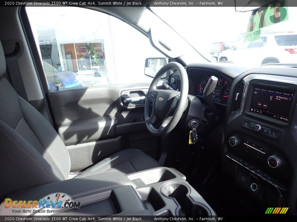 2020 Chevrolet Silverado 1500 WT Crew Cab 4x4 Summit White / Jet Black Photo #9