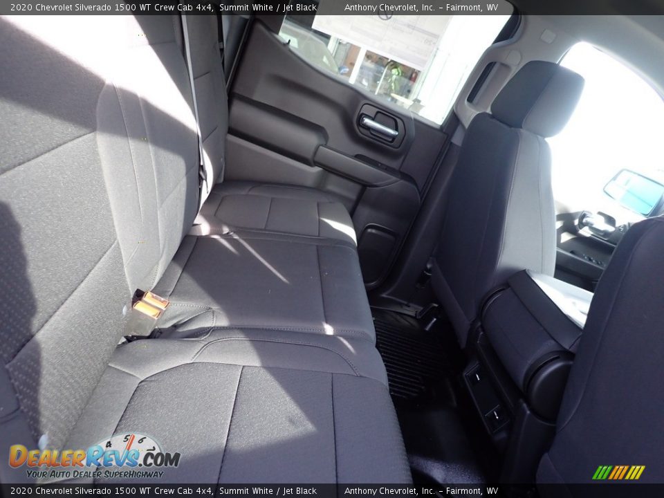 2020 Chevrolet Silverado 1500 WT Crew Cab 4x4 Summit White / Jet Black Photo #10