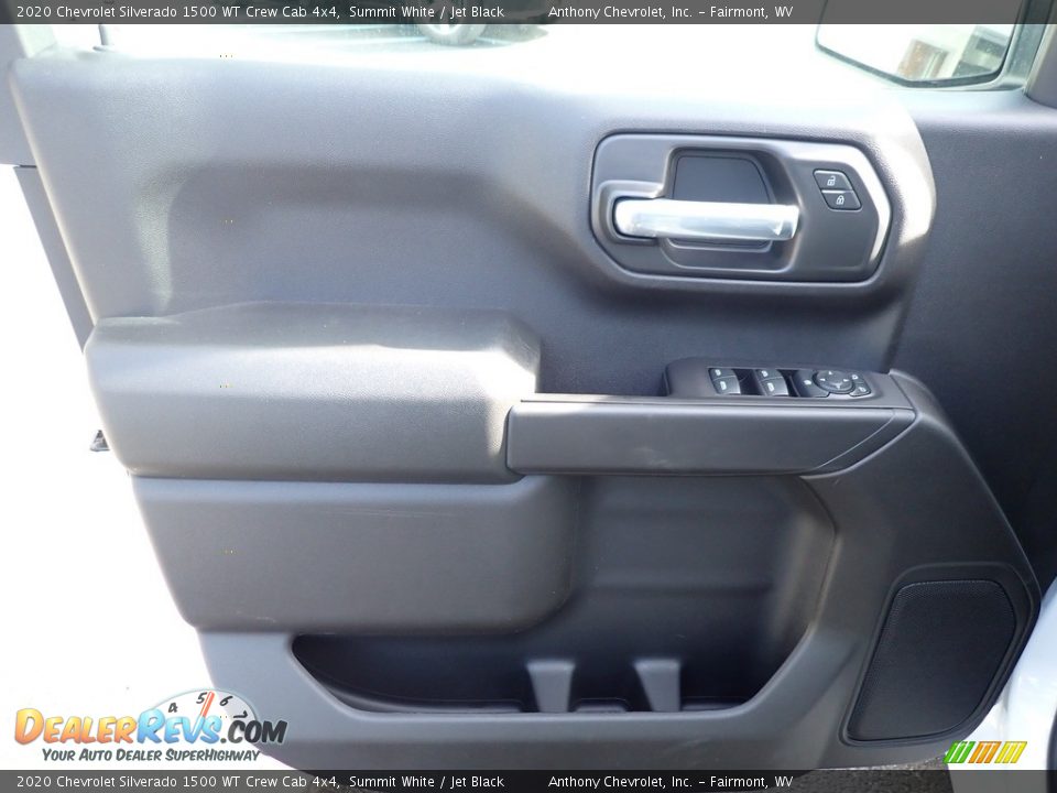 2020 Chevrolet Silverado 1500 WT Crew Cab 4x4 Summit White / Jet Black Photo #12